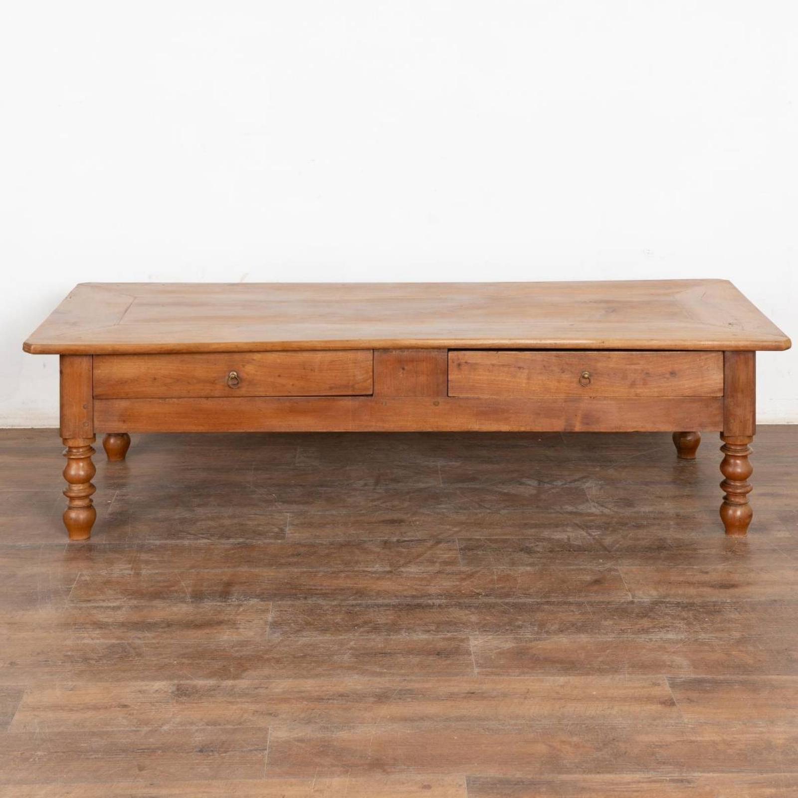 19th Century French Two Drawer Coffee Table